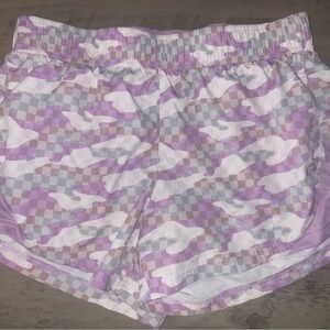Athletic Works Women's Lavender Camo Shorts